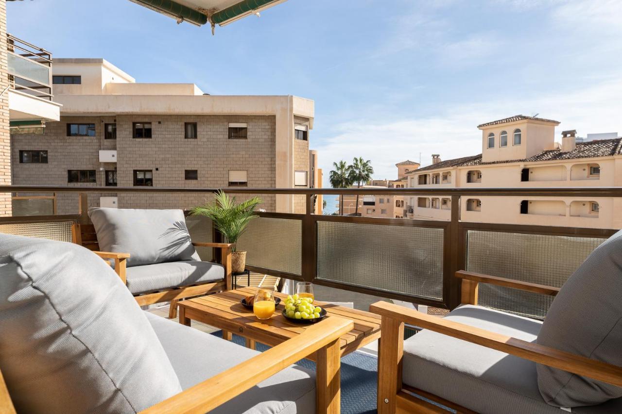 Sea View 2 Bedroom Apartment 2 Min Away From The Beach トレモリノス エクステリア 写真
